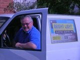 Burbank Electrician Kevin Harrop with truck1